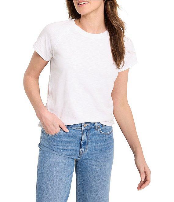 NIC + ZOE Cotton Slub Crew Neck Short Sleeve Tee Product Image