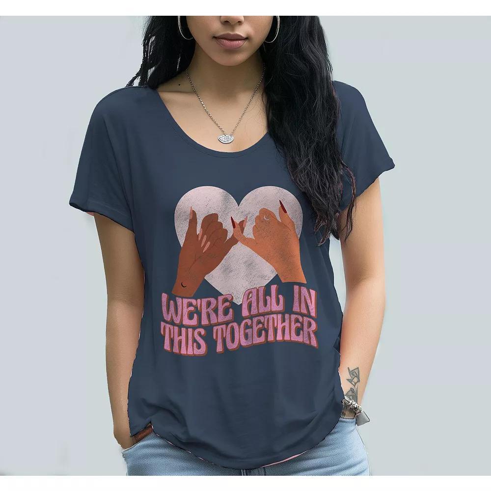 Junior's Grayson Threads Were All In Graphic Tee, Women's, Size: Medium, Vintage Blue Product Image