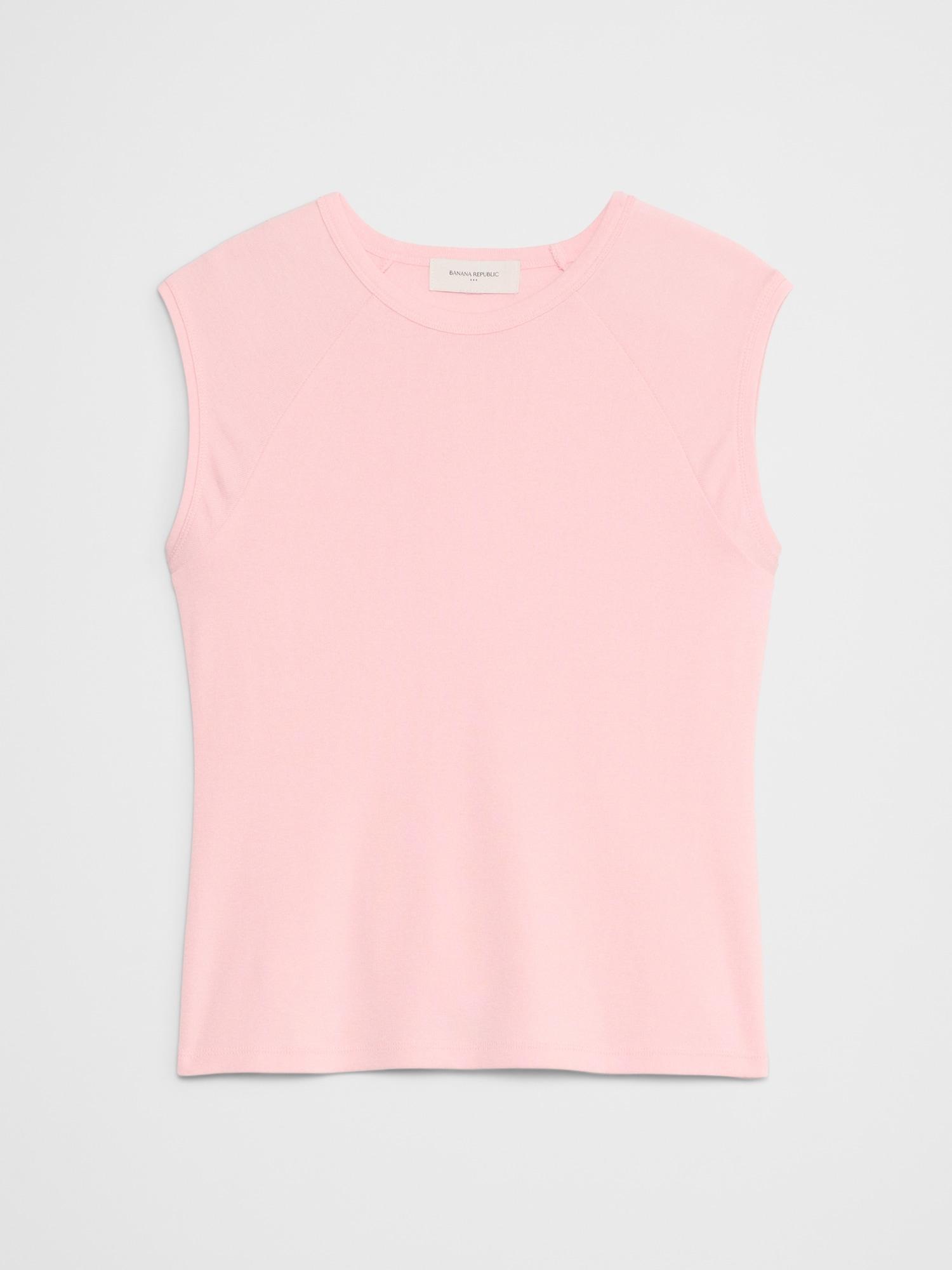 Ribbed High-Crew Top Product Image