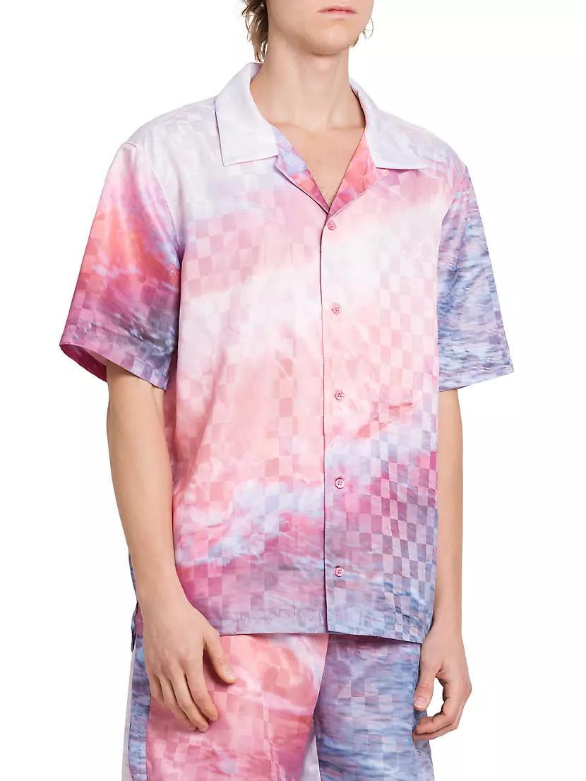 Sunset Damier Short-Sleeve Shirt Product Image