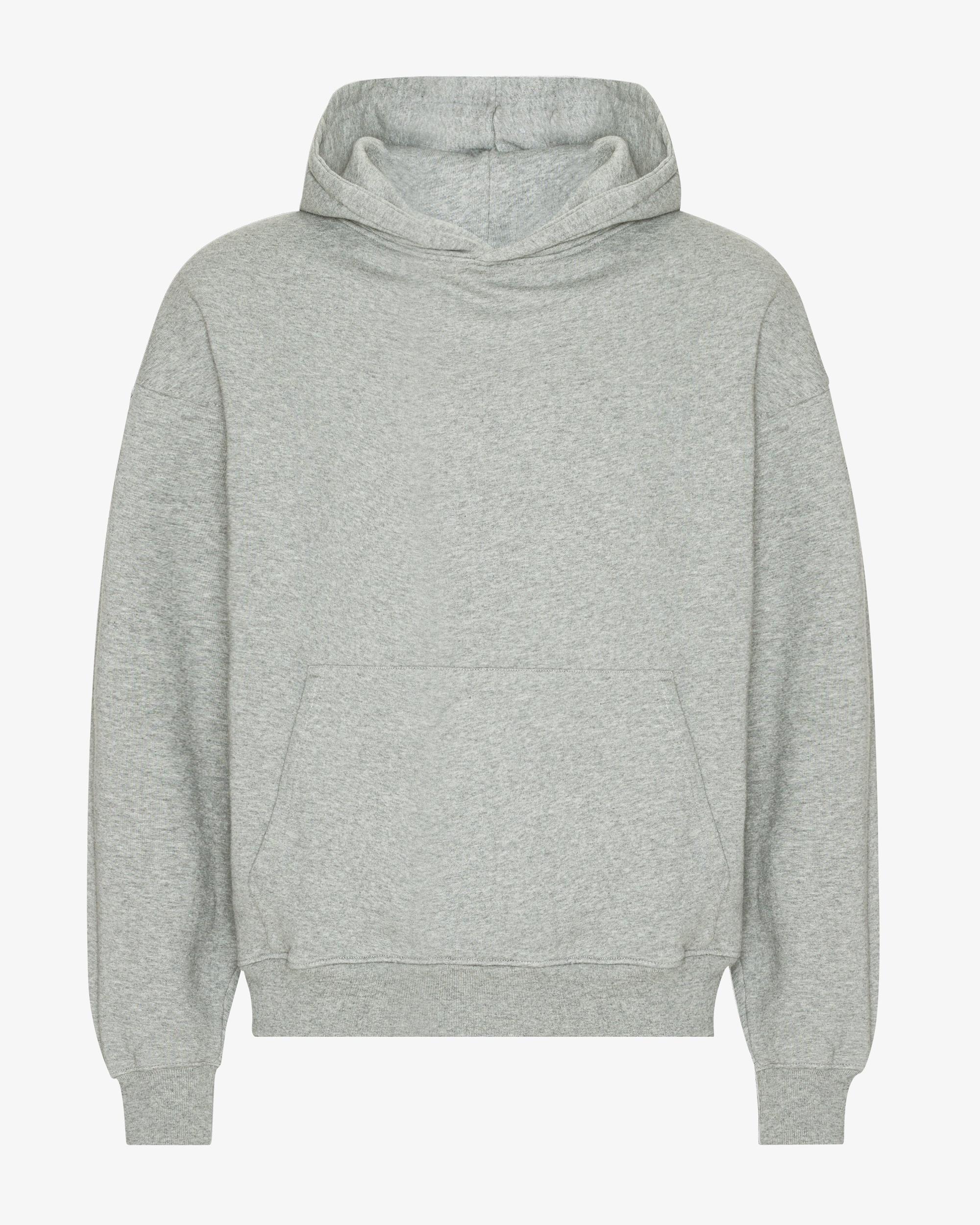 Organic Oversized Hood - Heather Grey Product Image