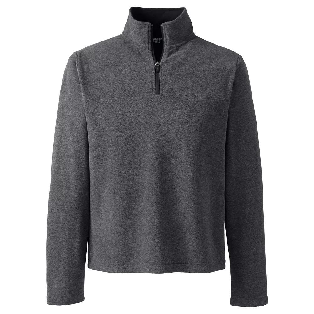 Big & Tall Lands' End Fleece Quarter-Zip Pullover, Men's,  Product Image