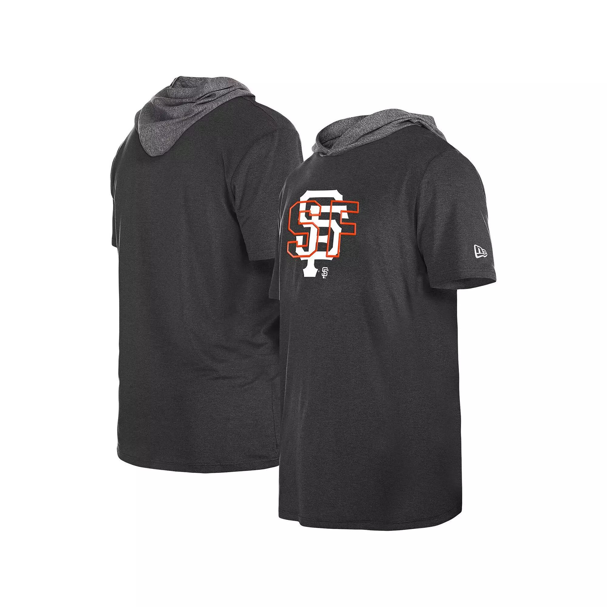 Men's New Era Black San Francisco Giants Team Hoodie T-Shirt,  Product Image