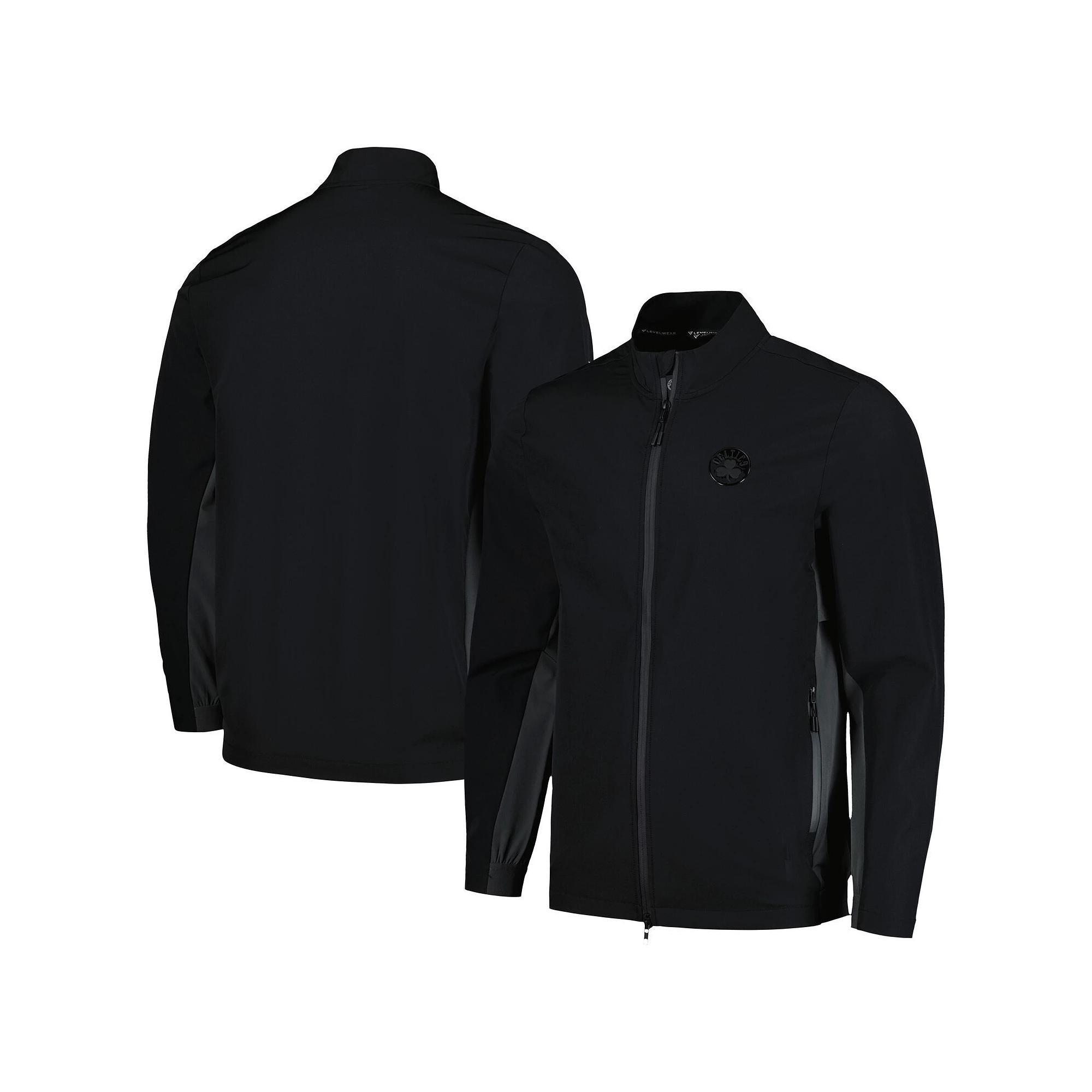 Men's Levelwear Black Chicago Bulls Harrington Full-Zip Jacket,  Product Image