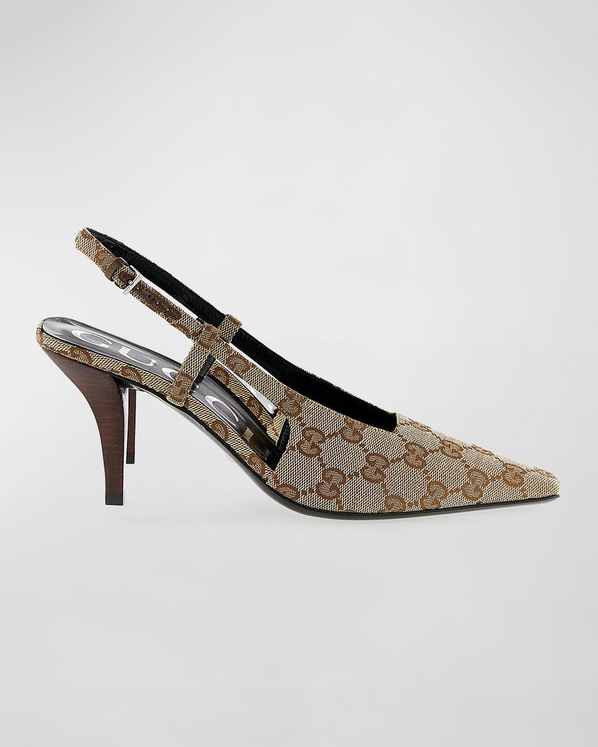 Womens Aria 76 Monogram Slingback Mules Product Image