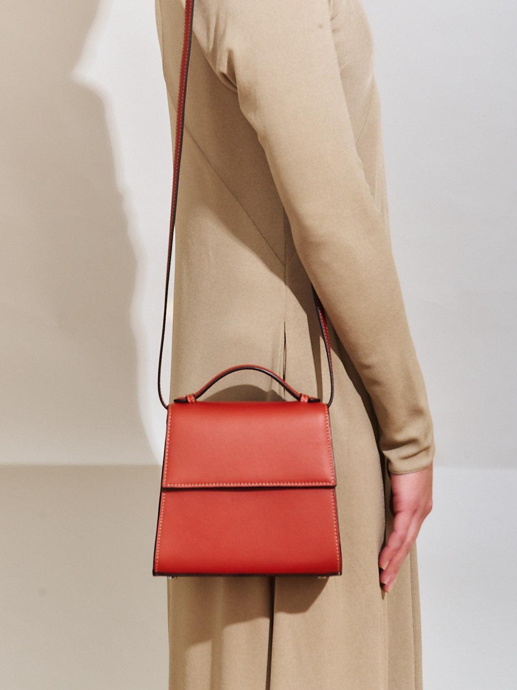 Small Top Handle in Nappa Product Image