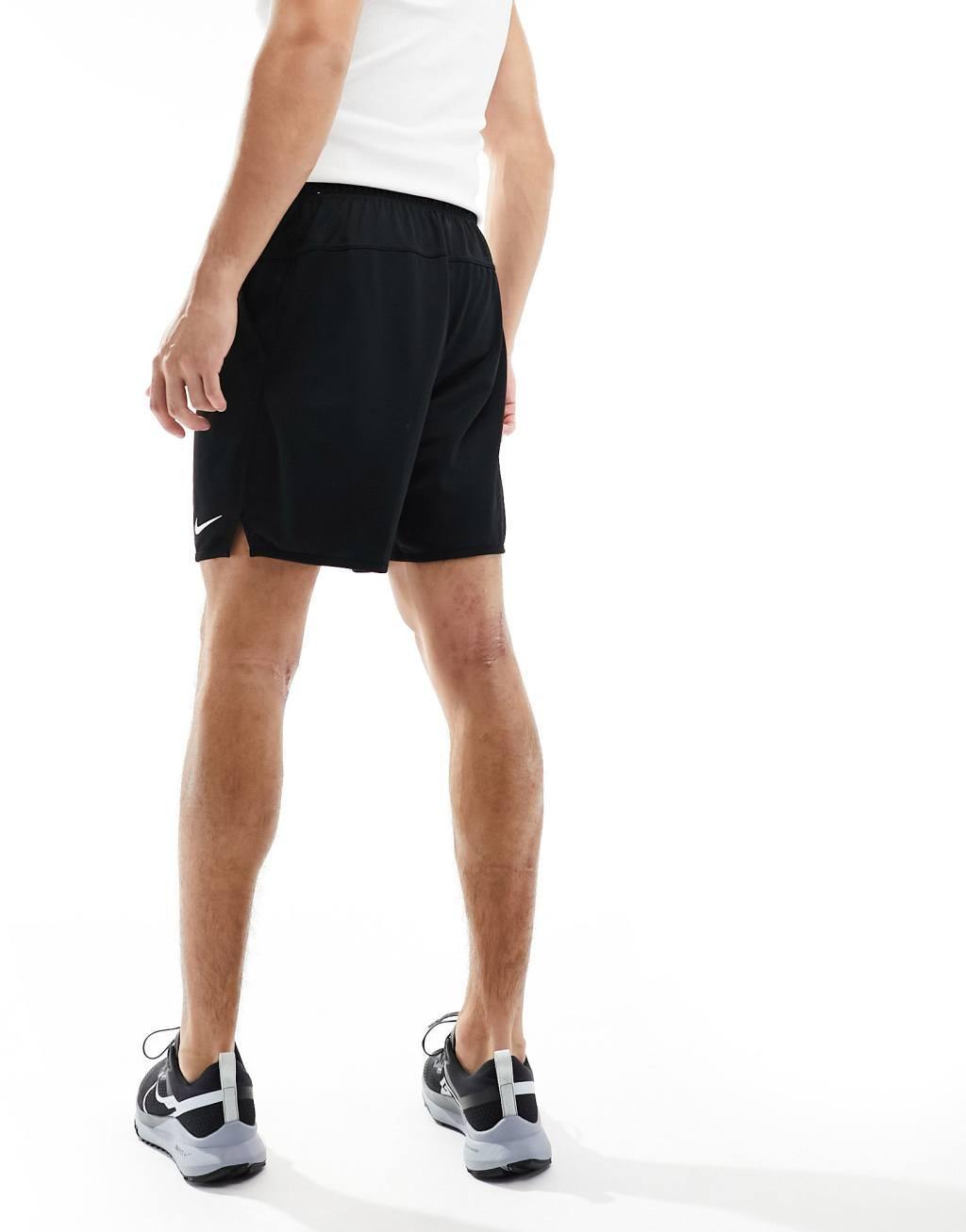 Nike Training Dri-FIT Totality 7 inch unlined shorts in black Product Image