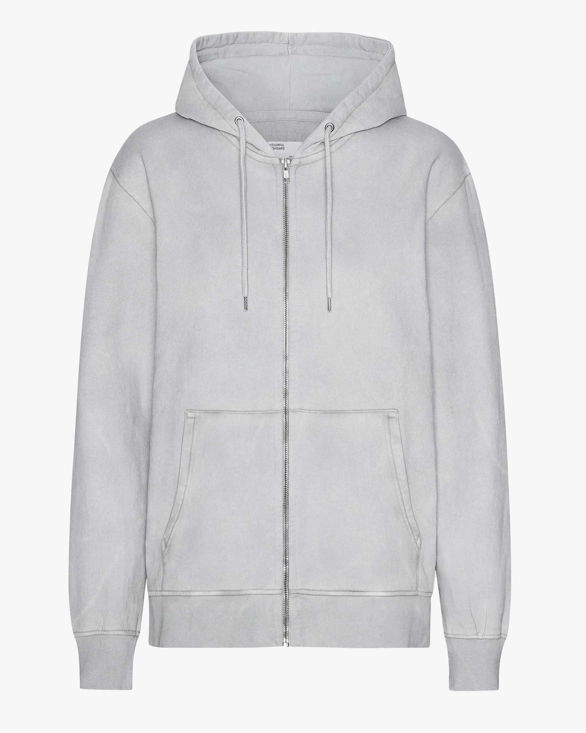 Classic Organic Zip Hood - Ivory White Product Image