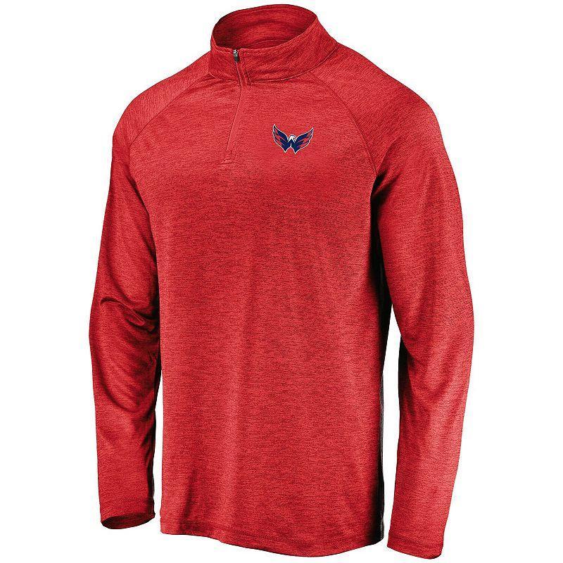 Mens Fanatics Branded Washington Capitals Contenders Welcome Quarter-Zip Pullover Jacket Product Image