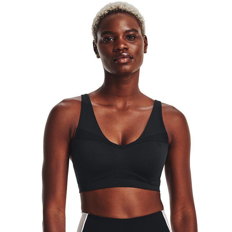 Women's Under Armour SmartForm Evolution Mid Sports Bra, Size: Large, White Product Image