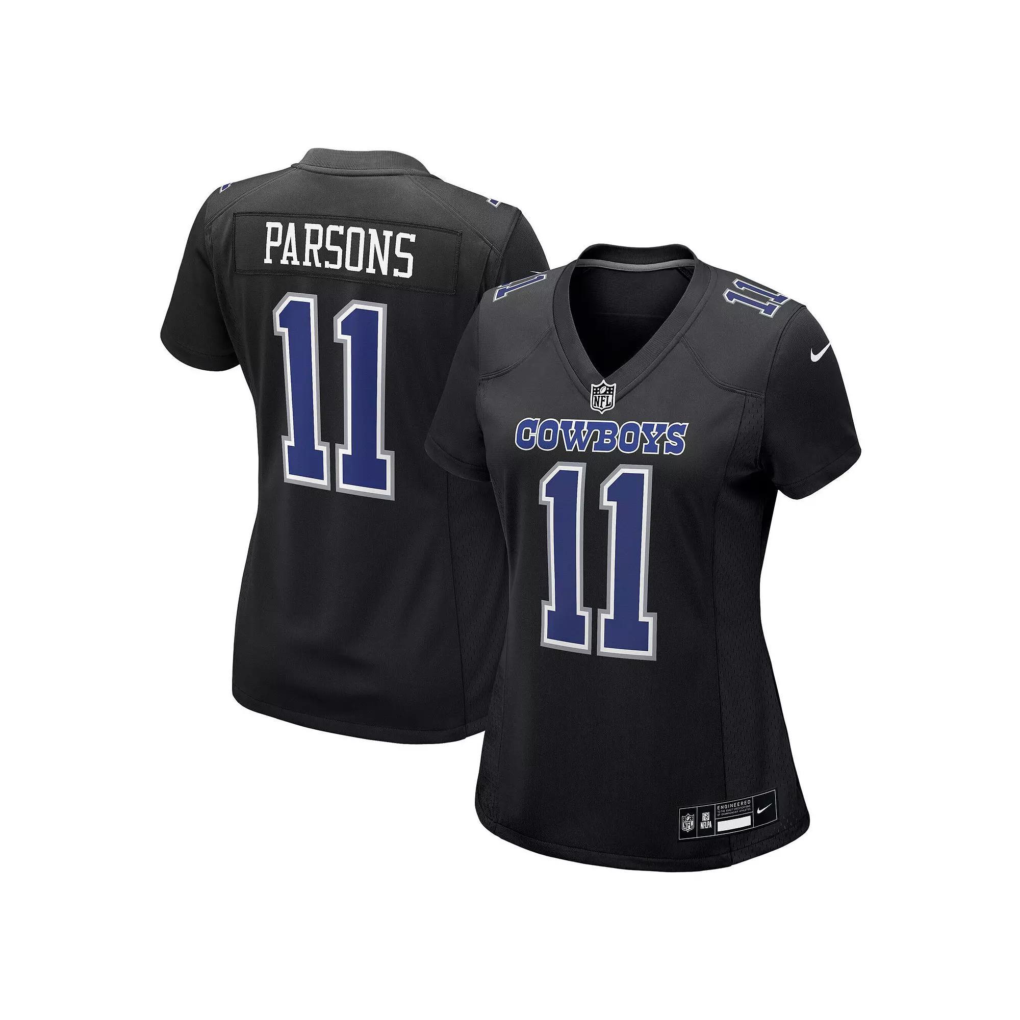 Women's Nike Micah Parsons Carbon Black Dallas Cowboys Fashion Game Jersey, Size: Small Product Image
