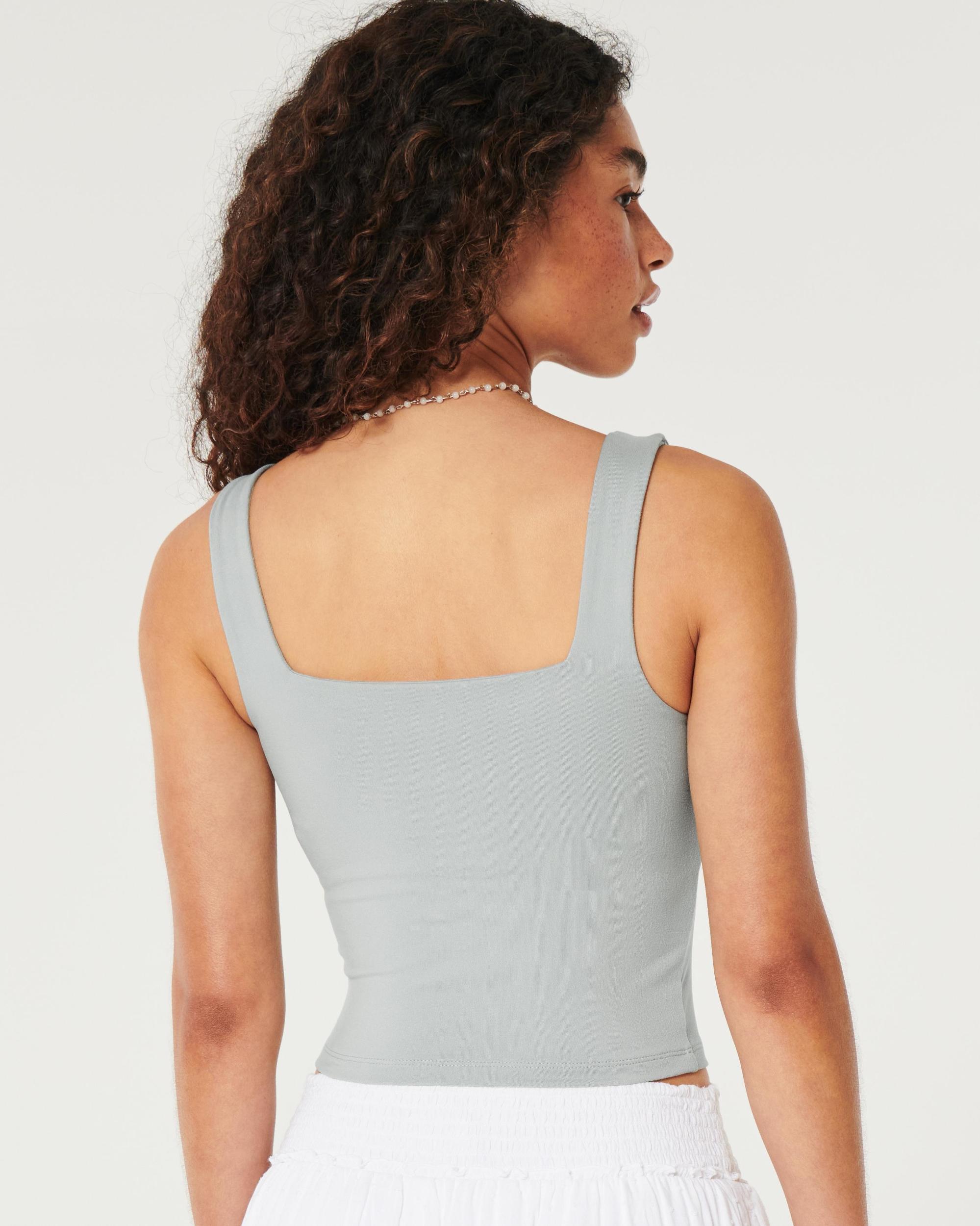 Seamless Fabric Square-Neck Tank Product Image