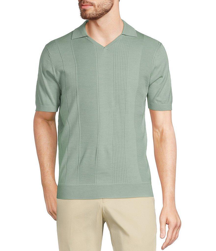 Murano Verdant Vibes Collection Textured Short Sleeve Sweater Product Image