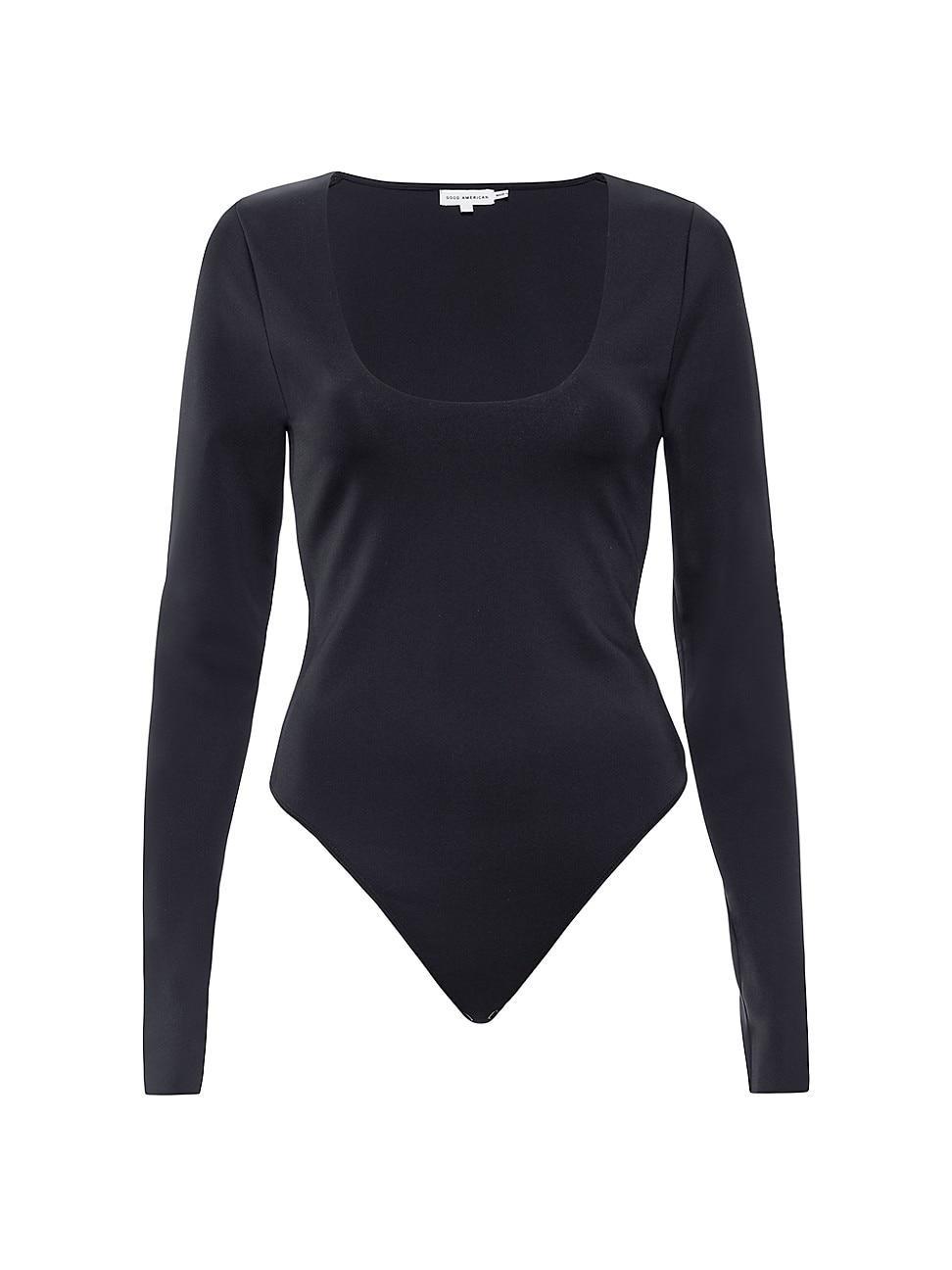 Womens Scuba Scoop Neck Bodysuit | | Good American by Khlo Kardashian Product Image