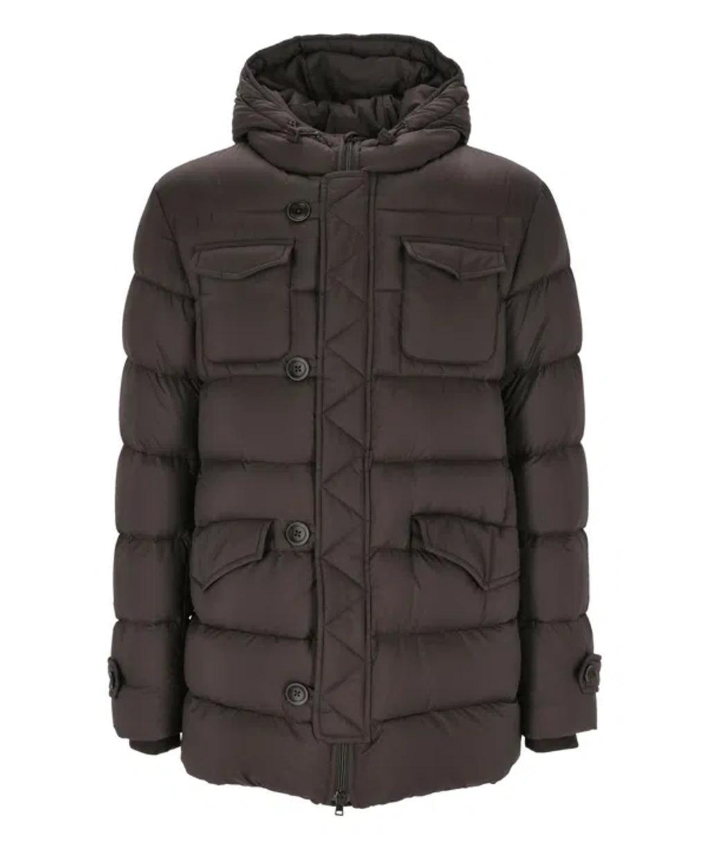 HERNO Down Jacket In Brown Product Image