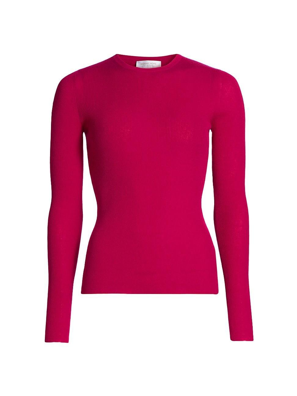 Womens Hutton Ribbed Cashmere Sweater Product Image