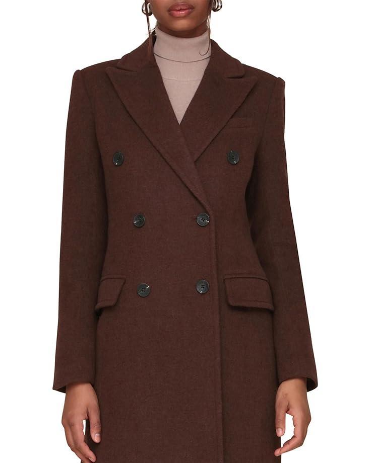 Wool Maxi Wrap Coat Product Image