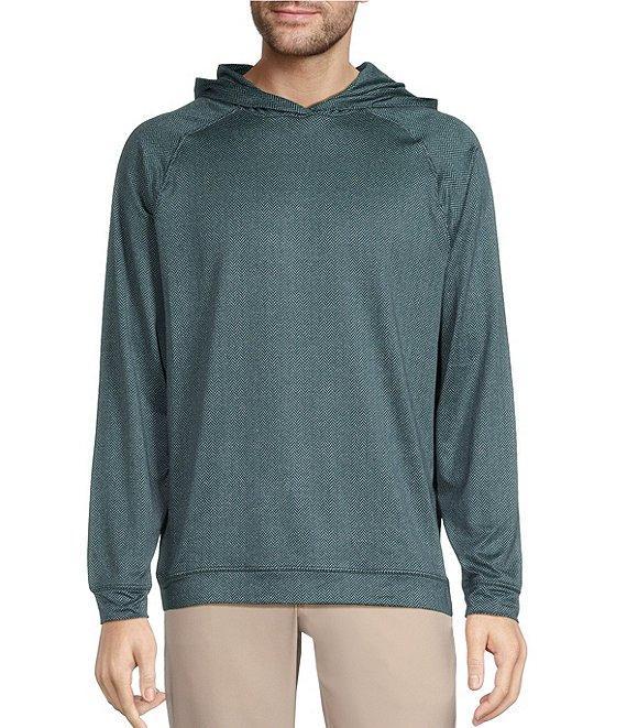 Roundtree & Yorke Performance Long Sleeve Herringbone Jacquard Hoodie Product Image