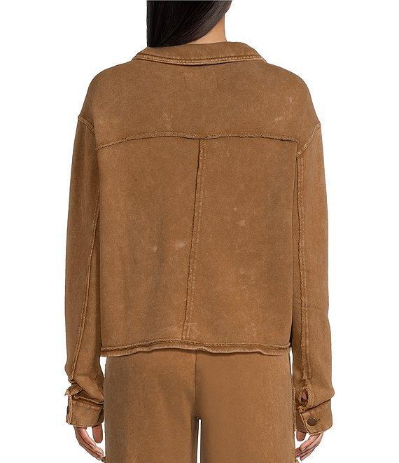 Flag and Anthem Holley Knit Cropped Utility Jacket Product Image