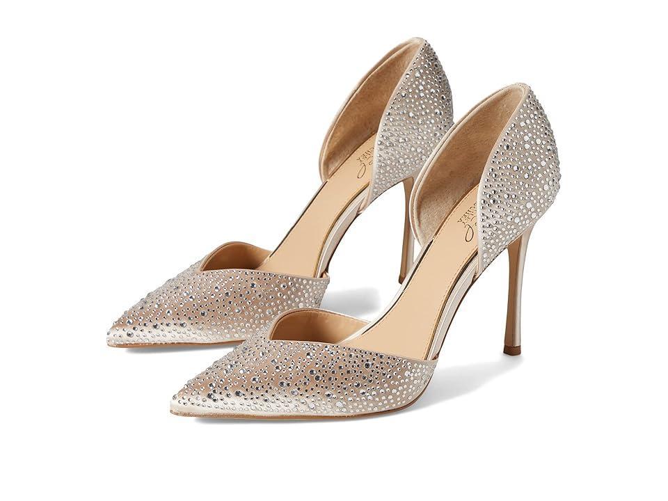 Jewel Badgley Mischka Grace (Champagne) Women's Shoes Product Image