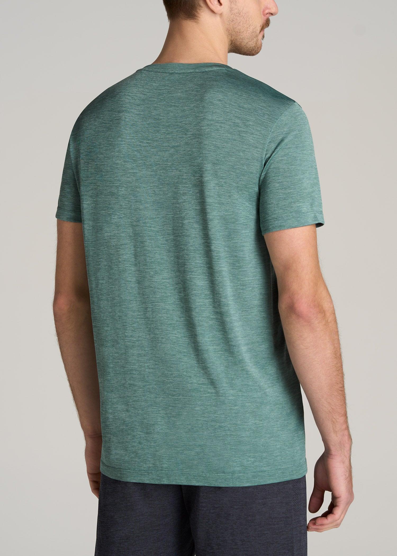 A.T. Performance MODERN-FIT Athletic Jersey Tall Tee in Green Mix Product Image