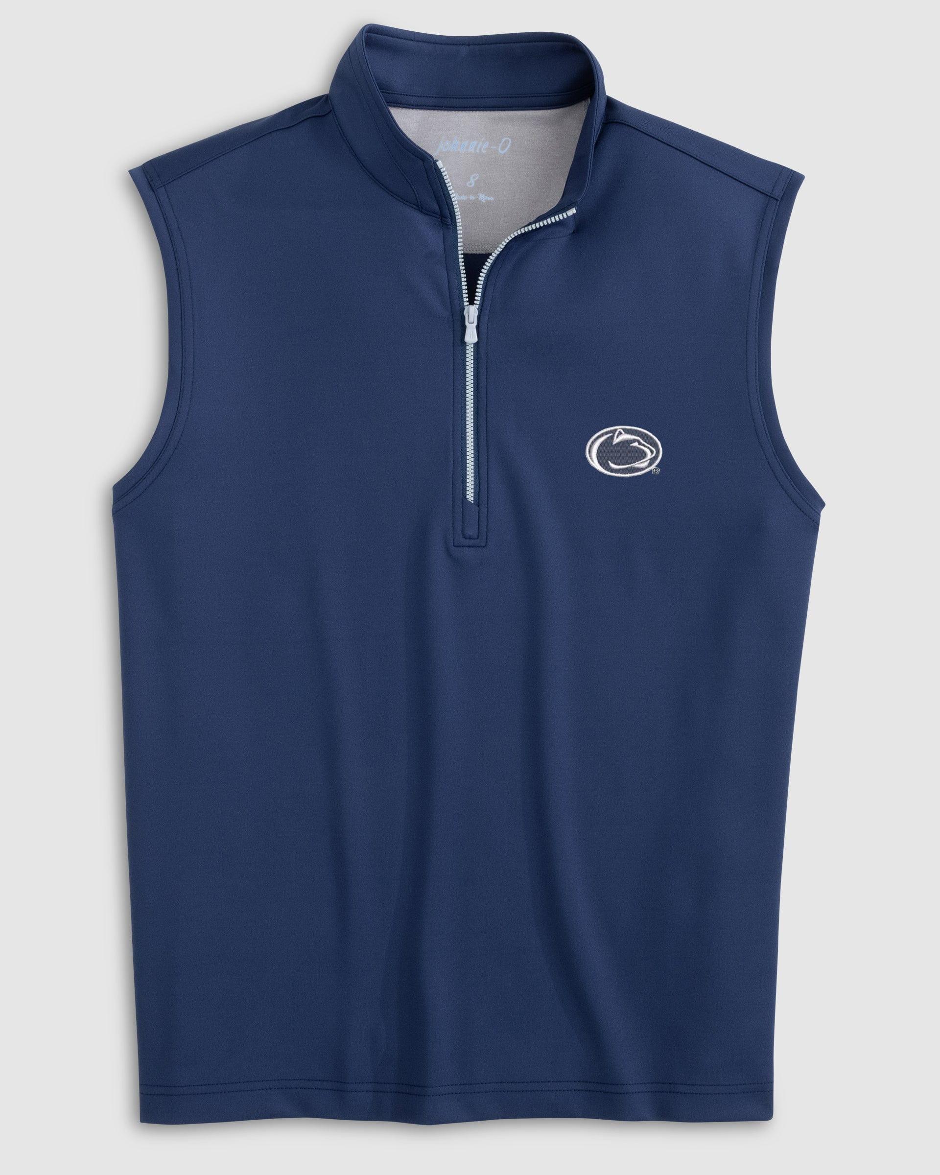 johnnie-O UConn Daves Performance 1/4 Zip Vest - 2024 College Basketball Champions Logo Product Image