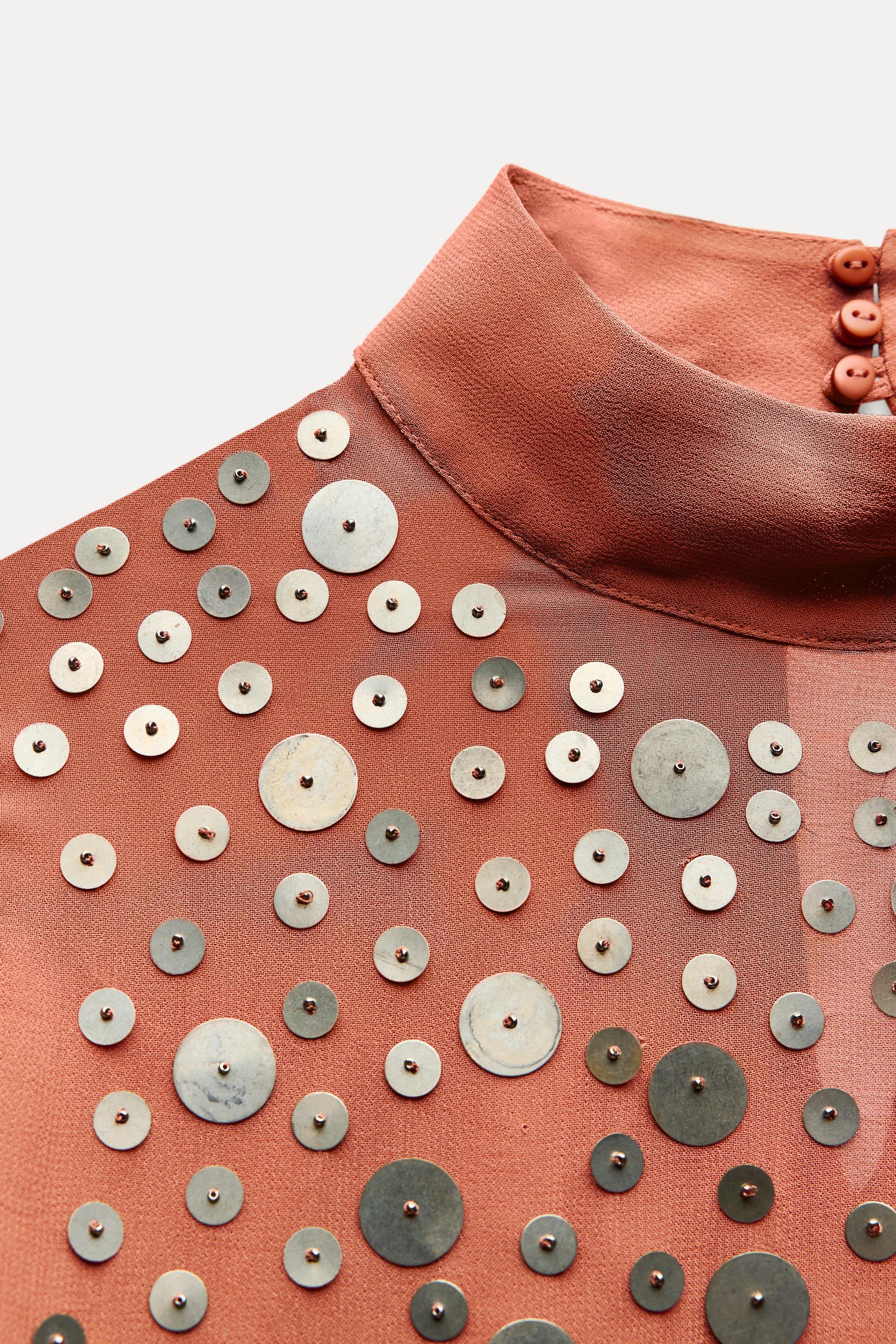 STUDDED BLOUSE ZW COLLECTION Product Image