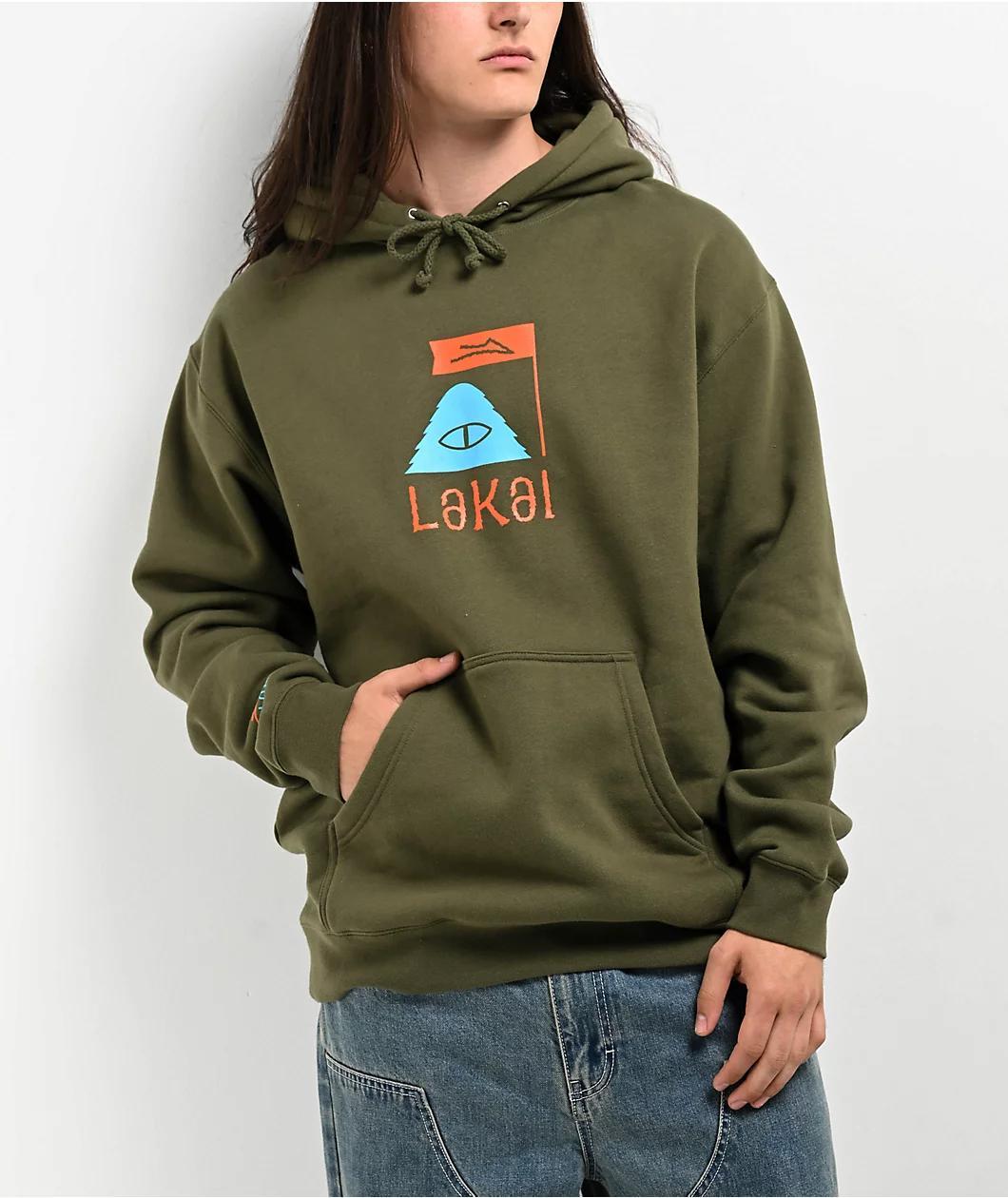 Lakai x Poler Summit Olive Hoodie Product Image