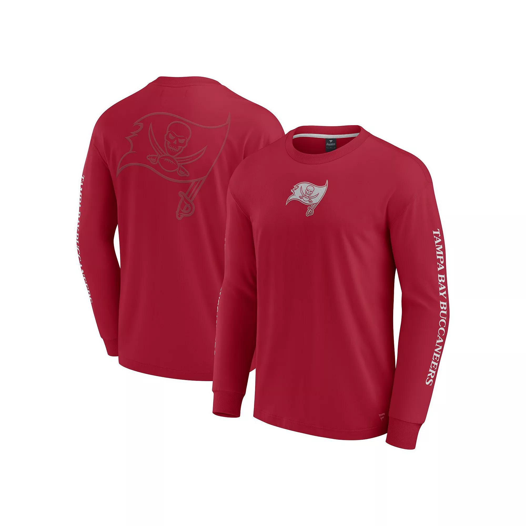 Unisex Fanatics Red Tampa Bay Buccaneers Elements Strive Long Sleeve T-Shirt, Adult Unisex,  Product Image