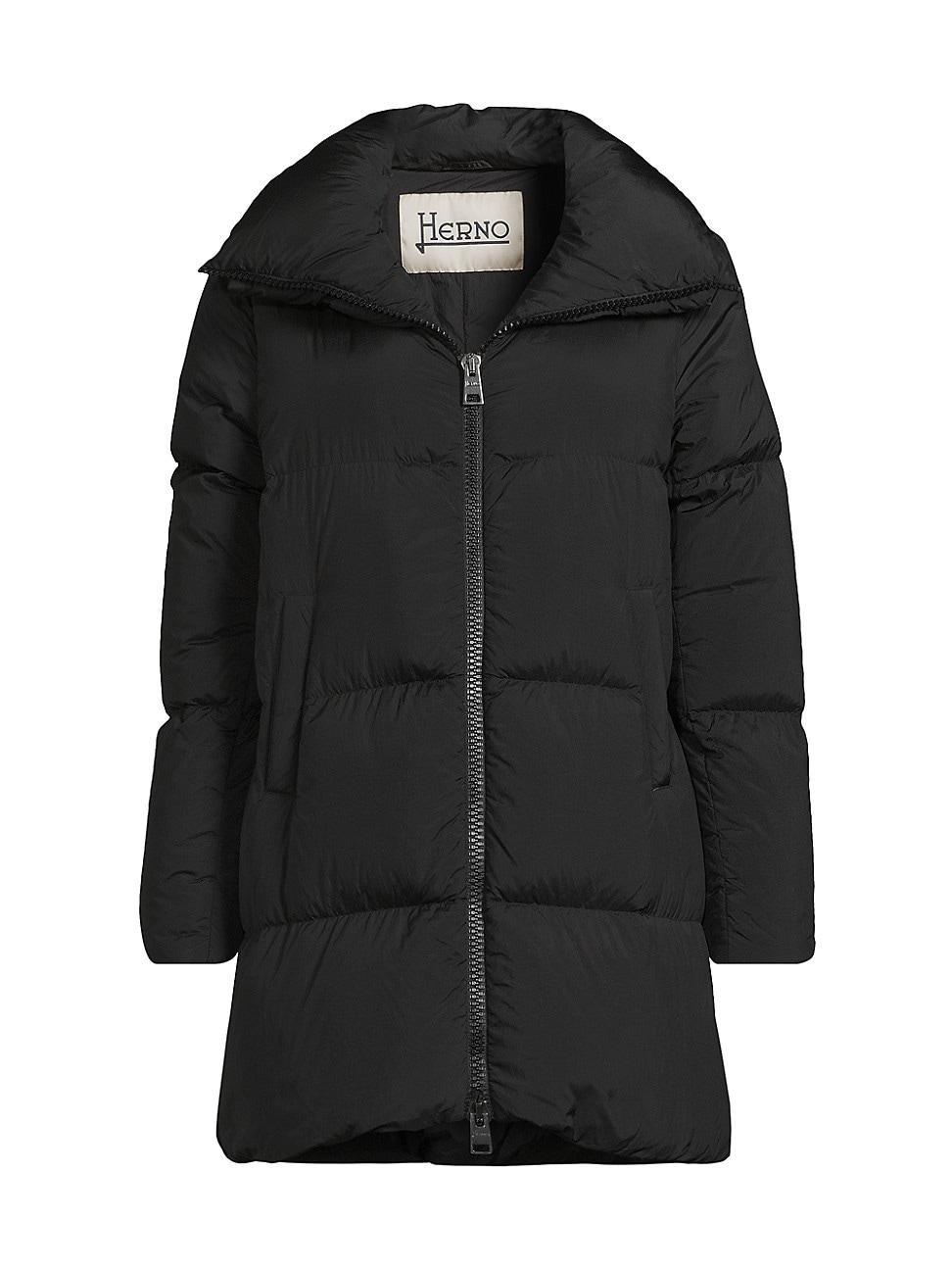 Womens Matte Down Puffer Jacket Product Image