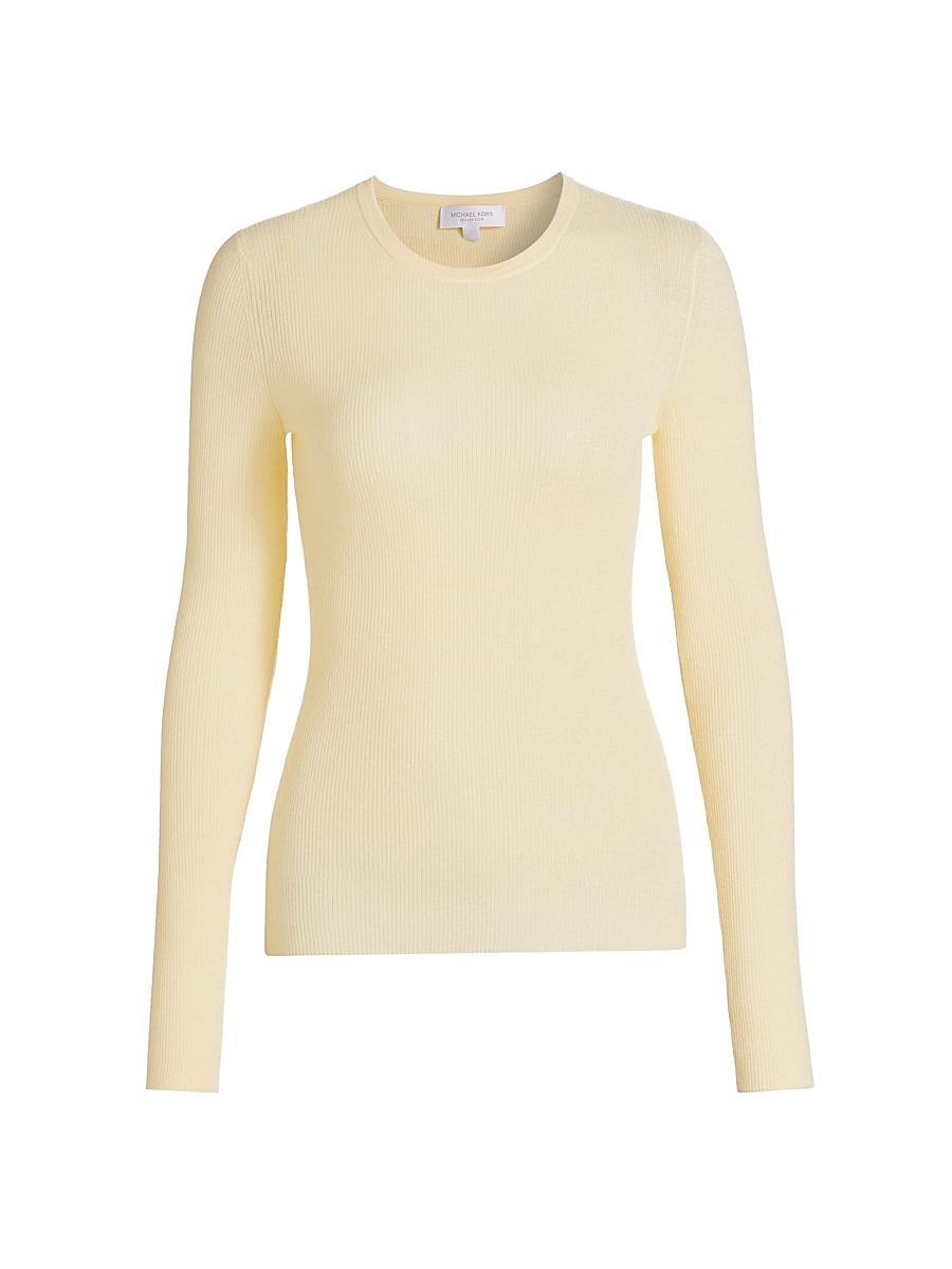 Womens Hutton Ribbed Cashmere Sweater Product Image