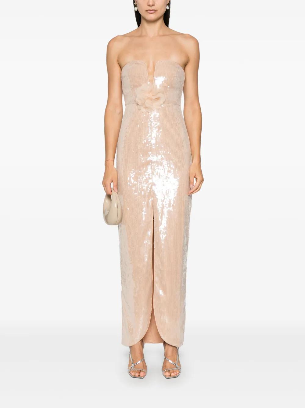 sequinned maxi dress Product Image