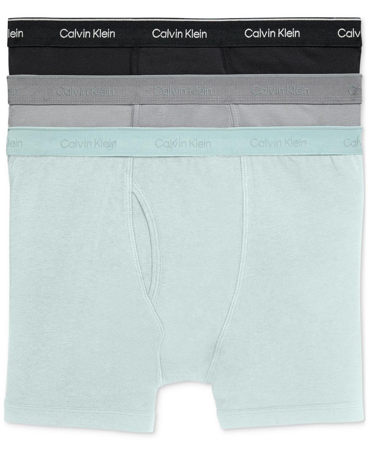 Men's Calvin Klein 3-Pack Cotton Classics Boxer Briefs, Size: XL, White Product Image