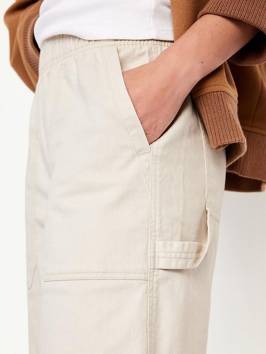 High-Waisted Pulla Utility Pants Product Image