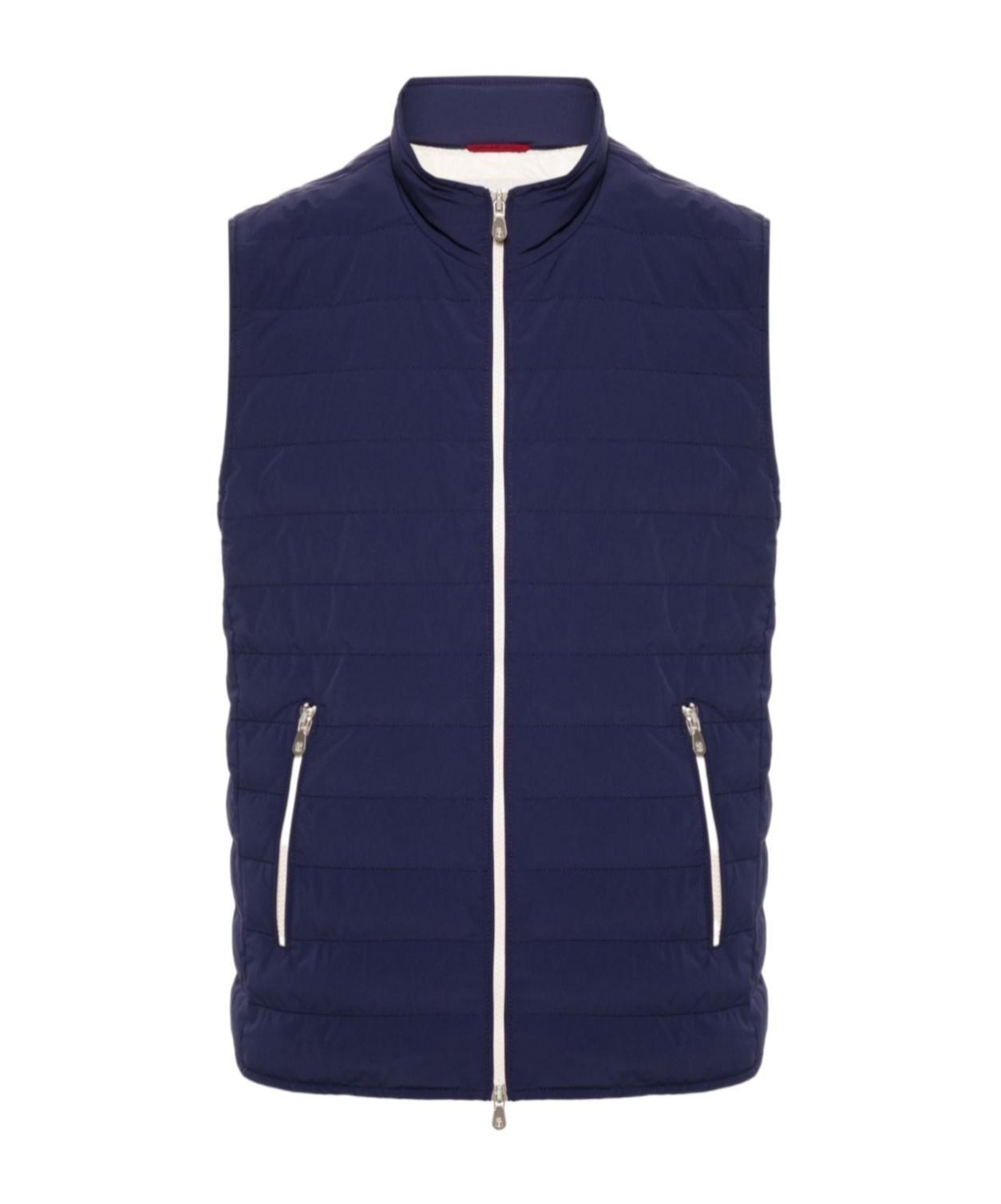 BRUNELLO CUCINELLI Padded Gilet In Blue Product Image