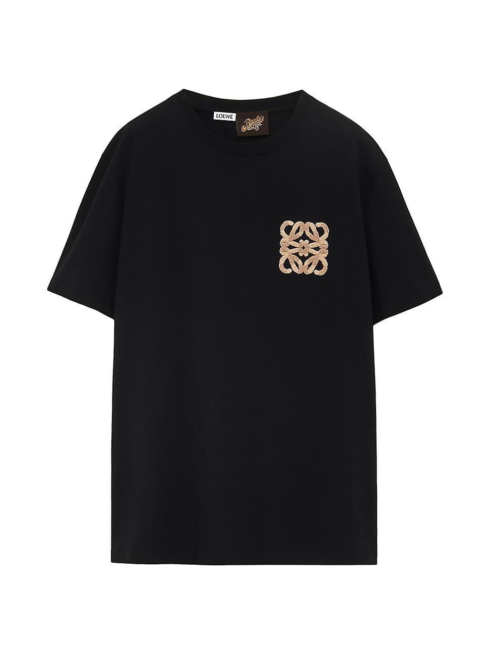 Mens Flocked Anagram Logo Jersey T-Shirt Product Image