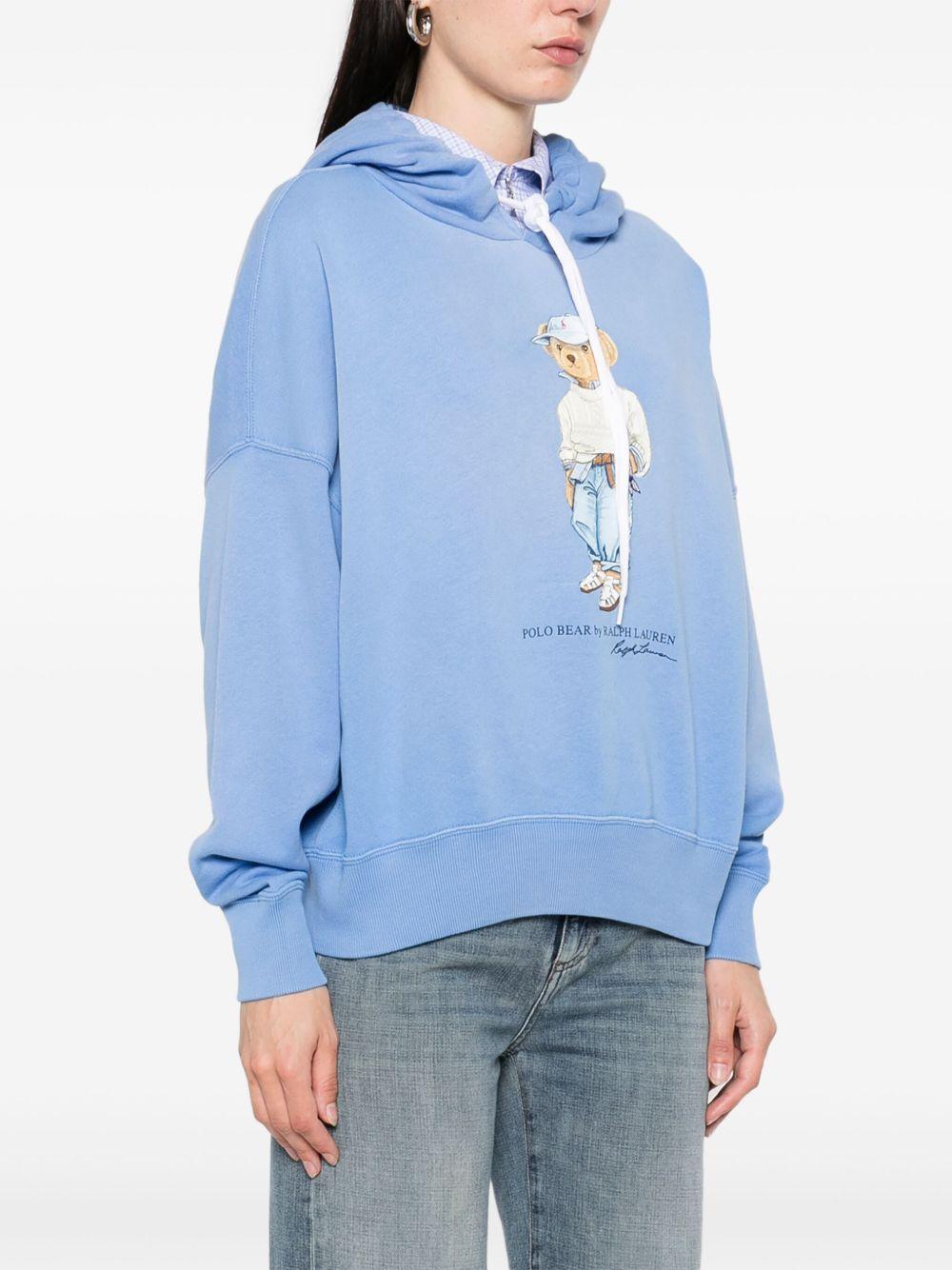 Polo Bear fleece hoodie Product Image