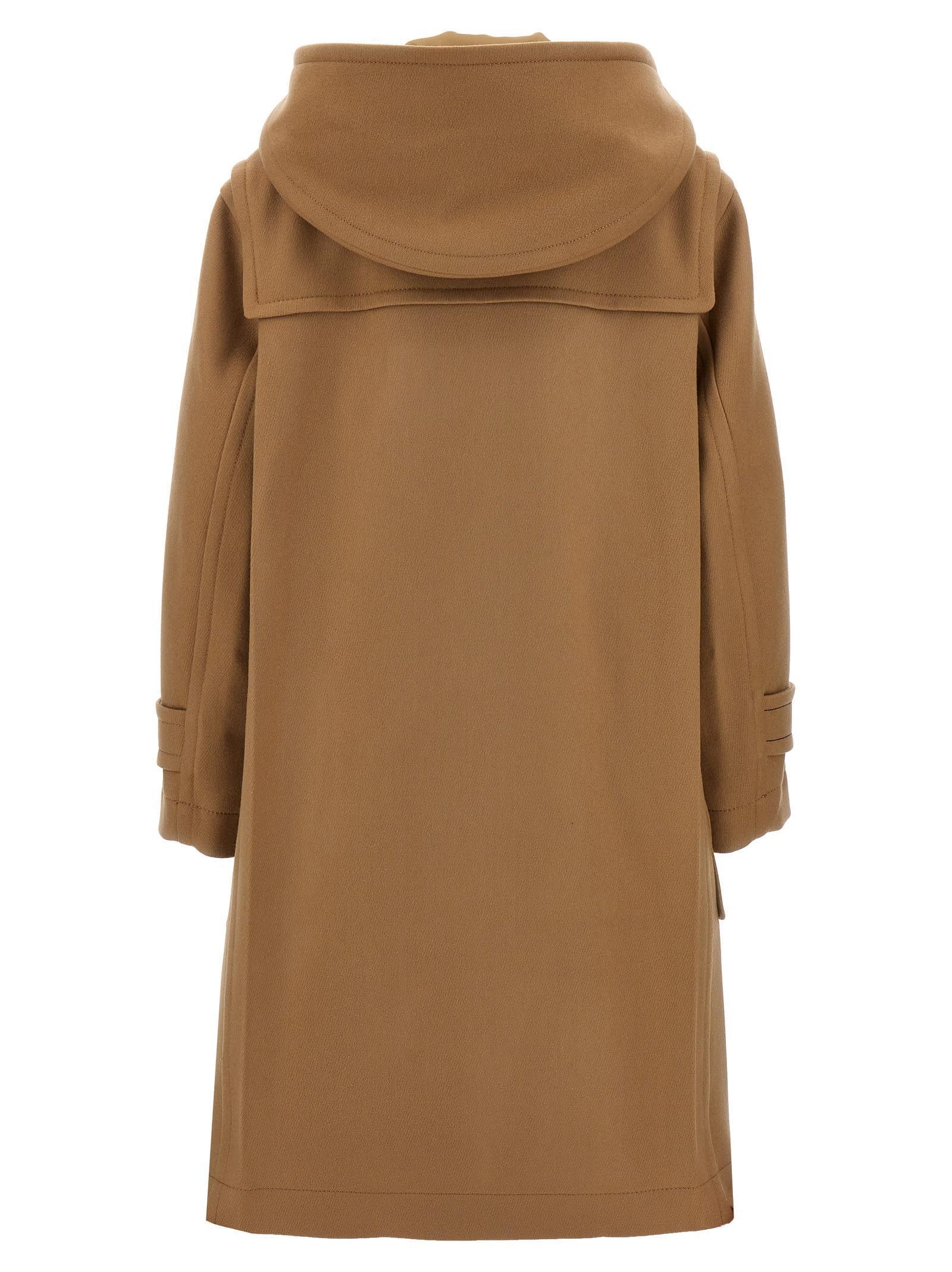 Oversize Coat In Beige Product Image