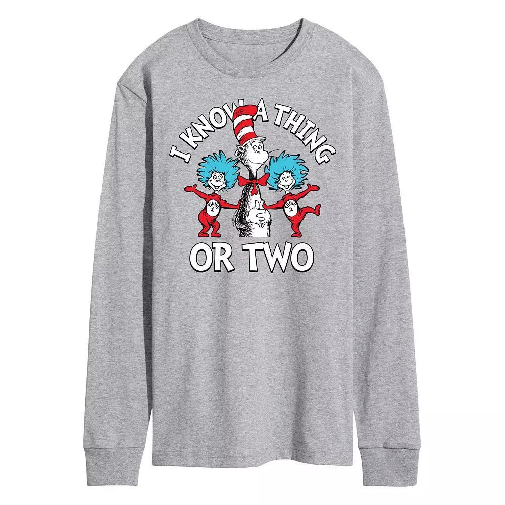 Men's Dr Seuss Know A Thing Or Two Long Sleeve,  Product Image