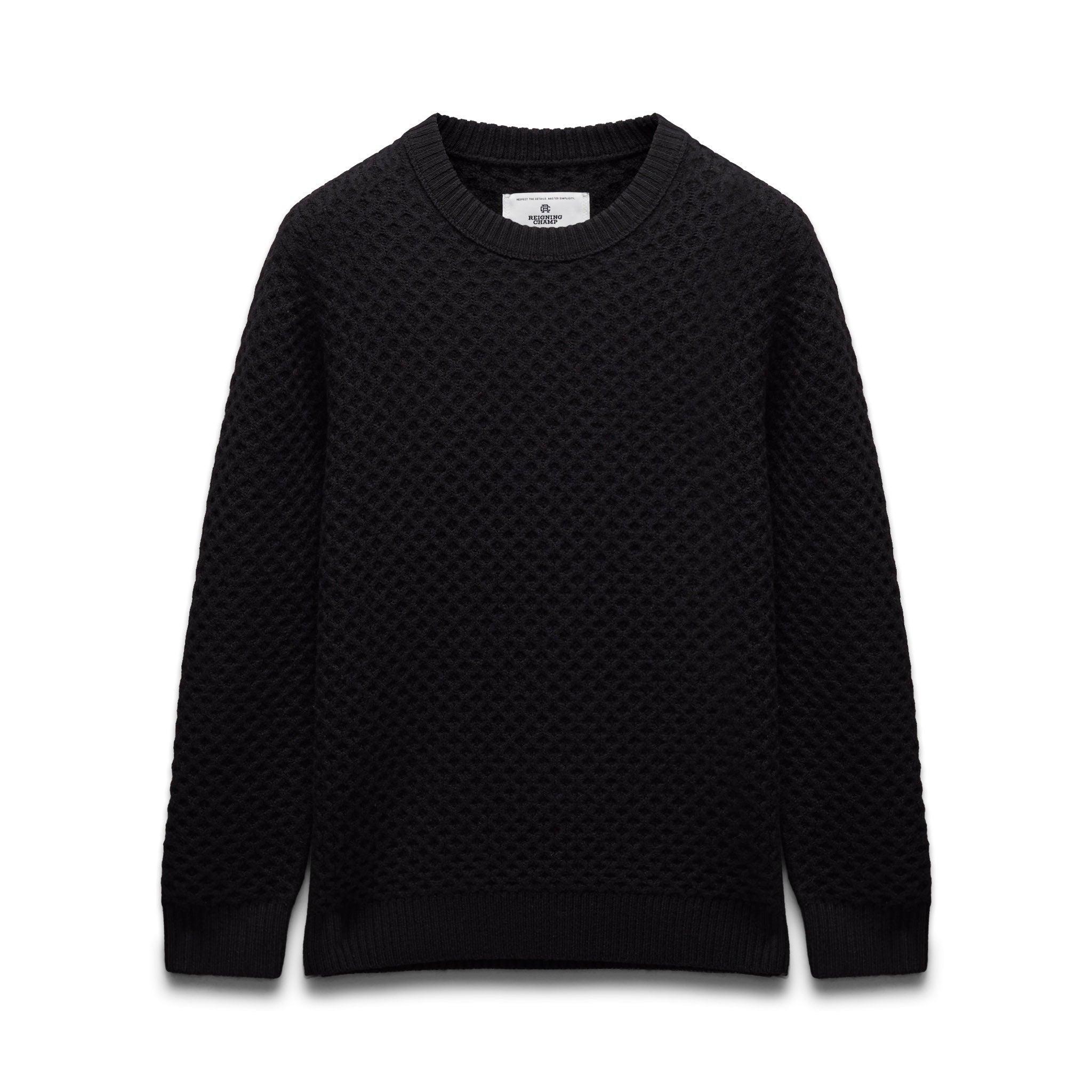 Textured Boucle Turf Crewneck Male Product Image