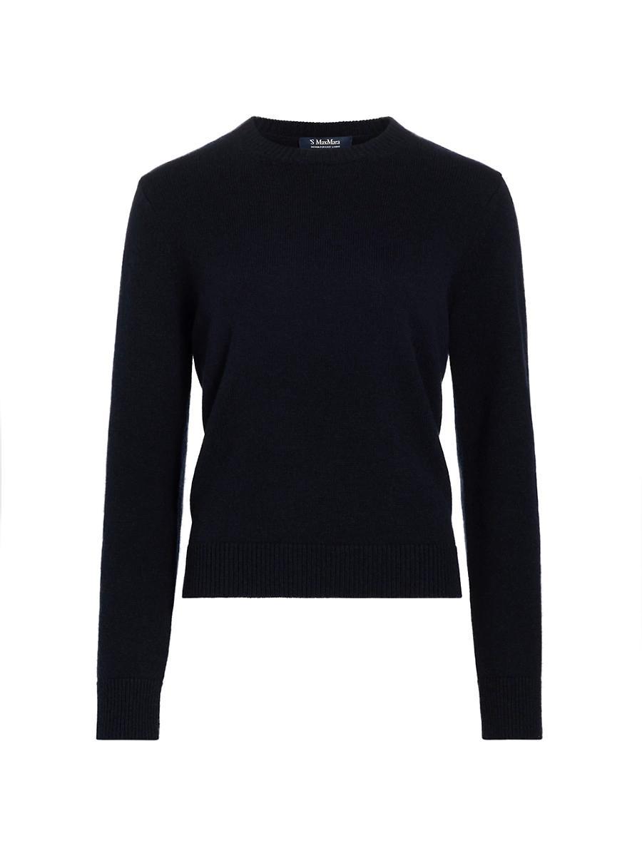 Womens Fedora Wool-Cashmere Crewneck Sweater Product Image