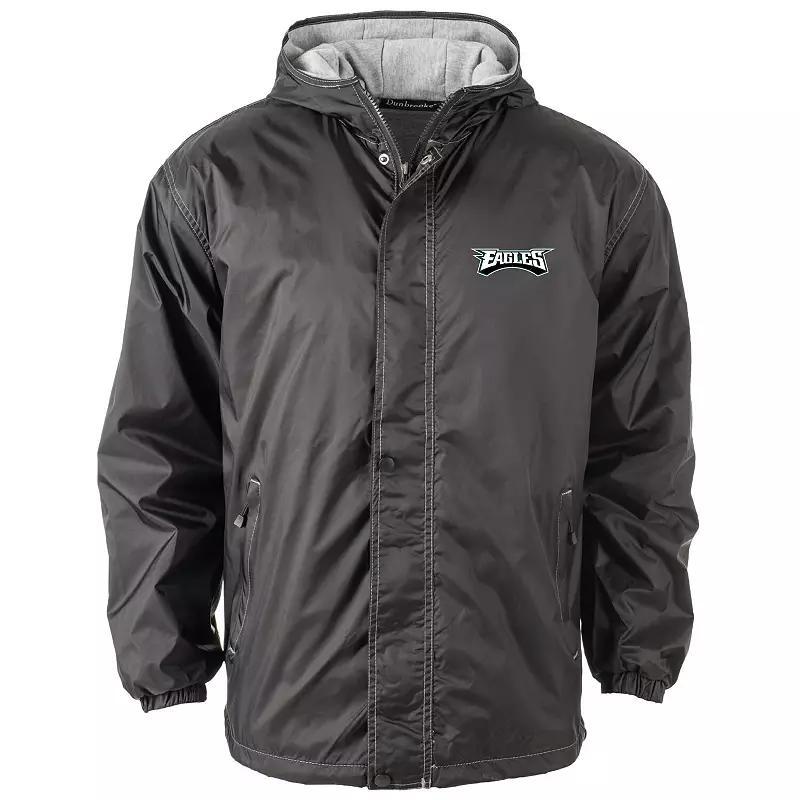 Men's Dunbrooke Black Philadelphia Eagles Logo Legacy Stadium Full-Zip Jacket, Size: 2XL Product Image