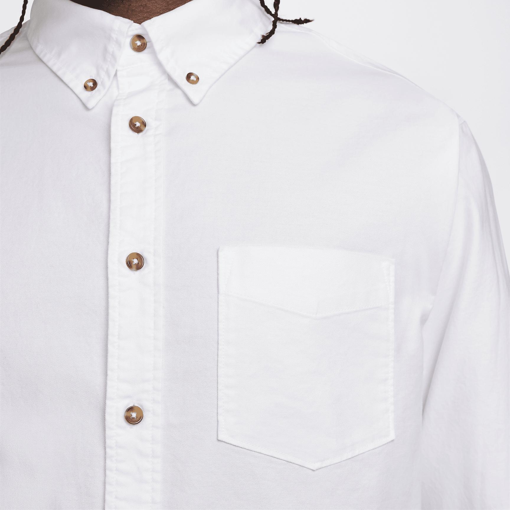 Nike Life Men's Long-Sleeve Oxford Button-Down Shirt Product Image