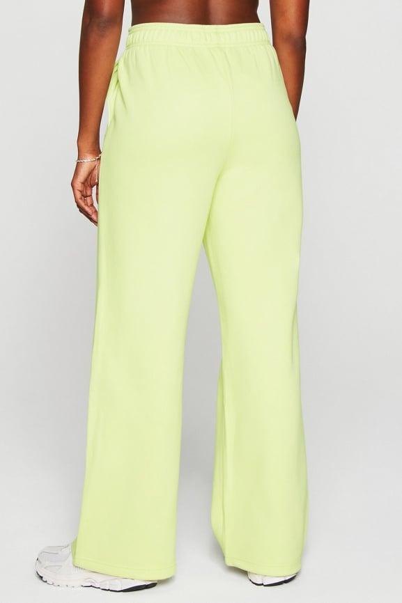 Cozy Fleece Wide Leg Sweatpant Product Image
