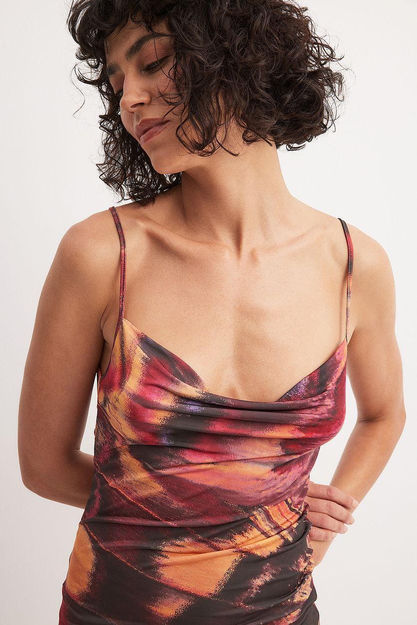 Satin Slip Mini Dress Product Image