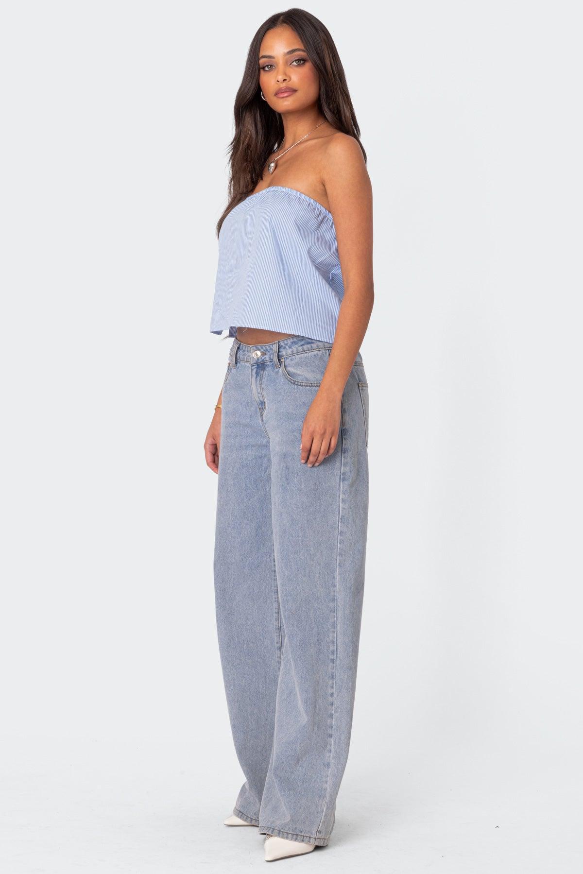 Toby Striped Tube Top Product Image