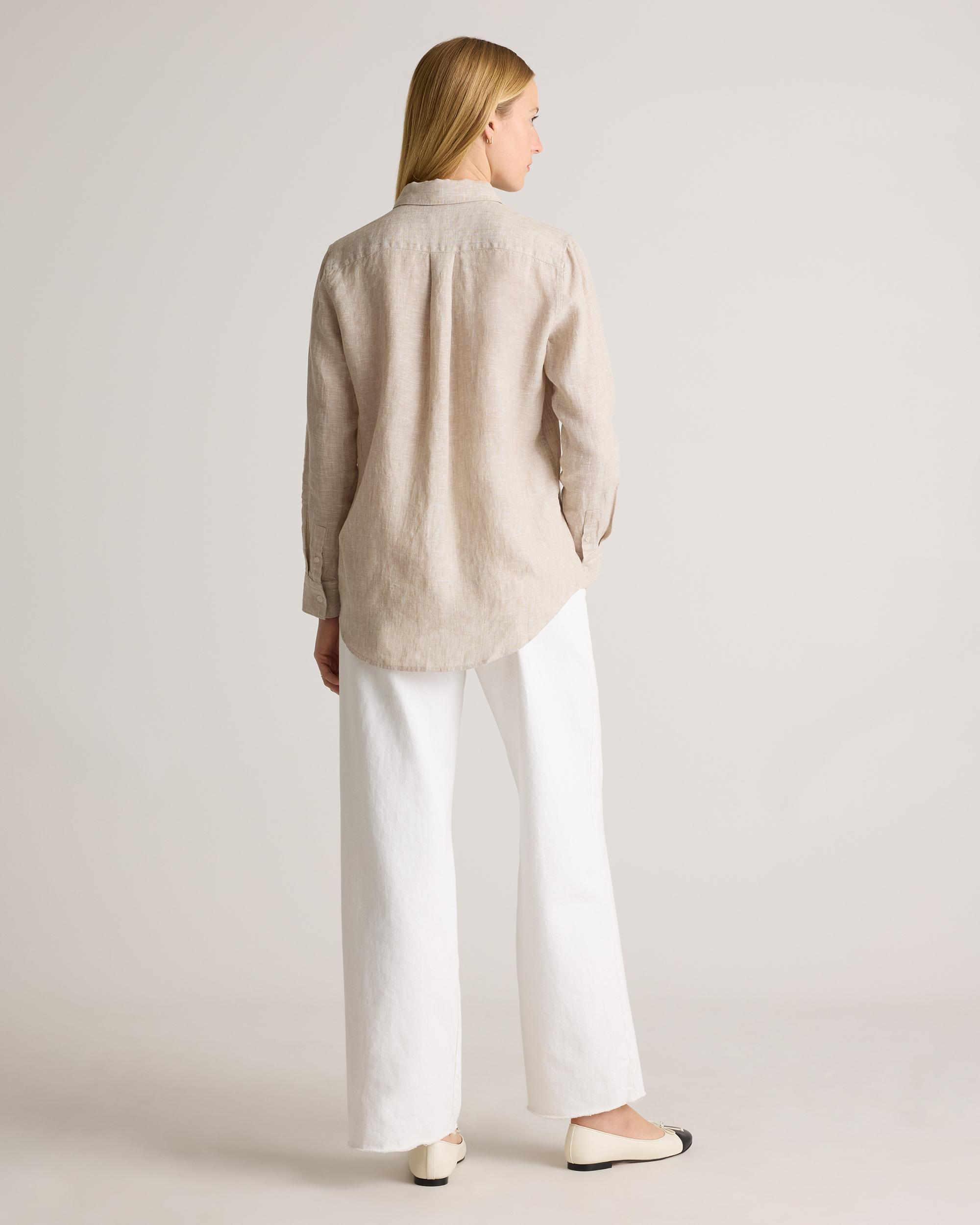 Quince | Women's 100% European Linen Long Sleeve Shirt Product Image
