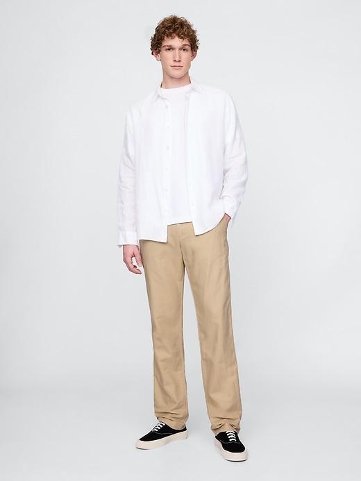 Linen-Cotton Khakis Product Image