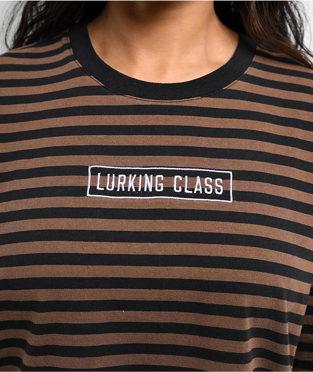 Lurking Class by Sketchy Tank Stay Sharp Brown & Black T-Shirt Product Image