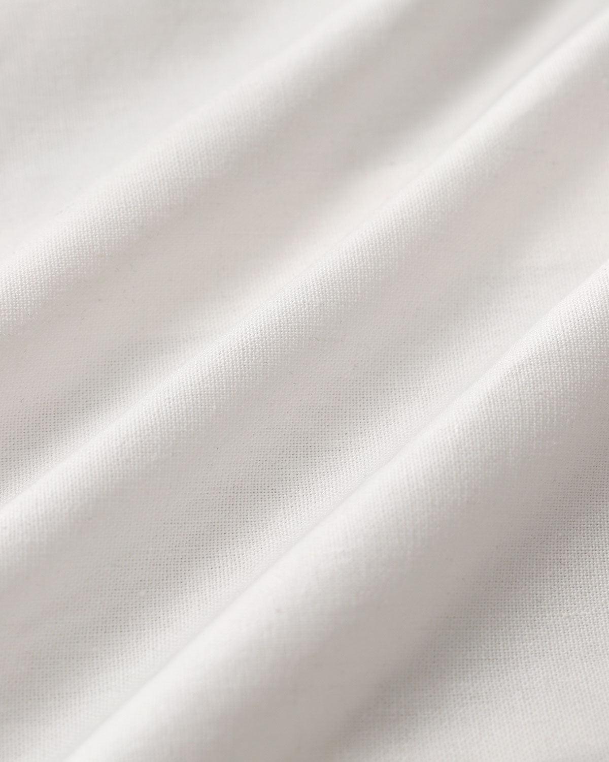 White Textured Crochet Shirt Product Image